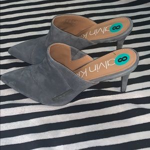 Calvin Klein suede heels